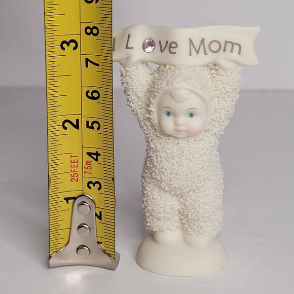 Department 56 Snowbabies "I Love Mom" Figurine - Picture 4 of 14